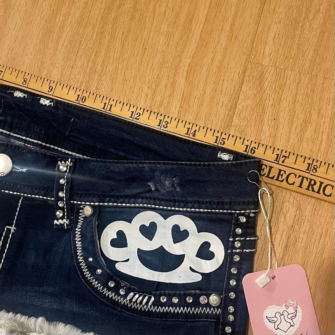 TOUGH COOKIE Mini Faux Fur Skirt - SIZE L