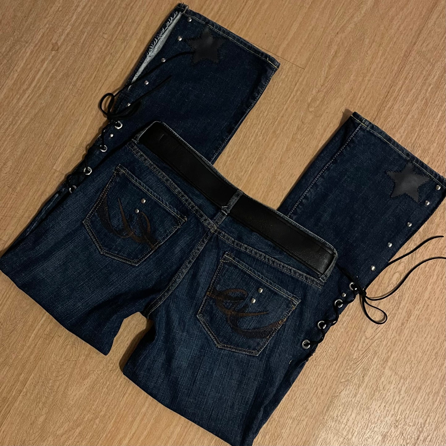 ROCK ANGEL Lowrise Studded Jeans