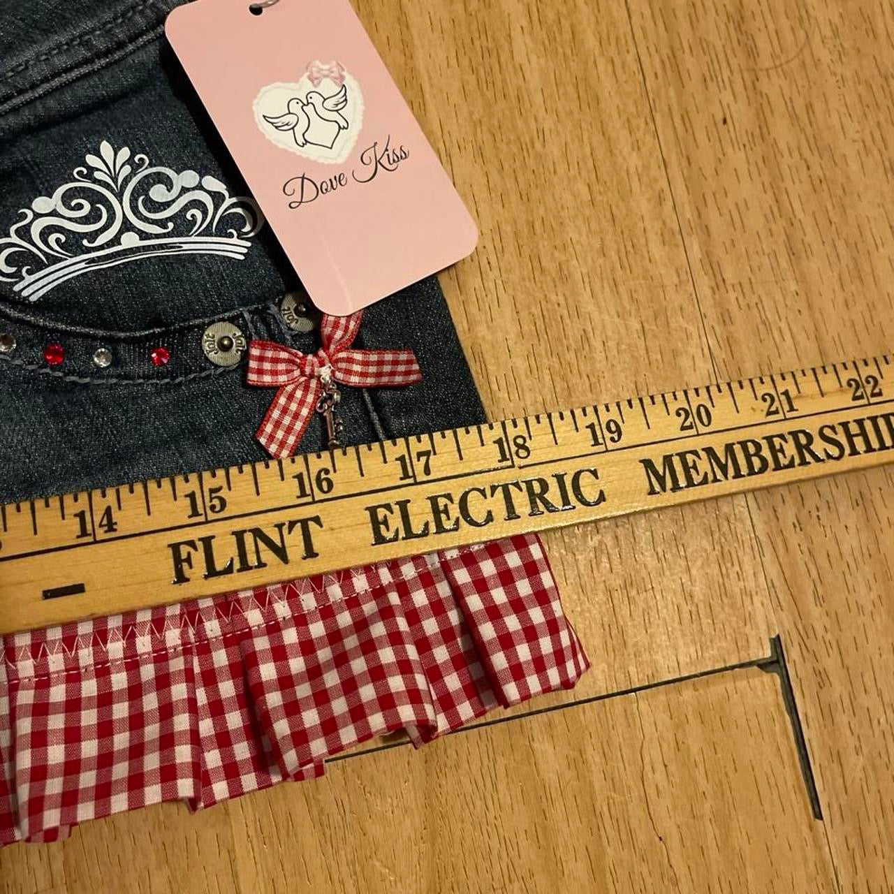 OOAK Y2K Farmer’s Daughter Princess Micro Mini Skirt