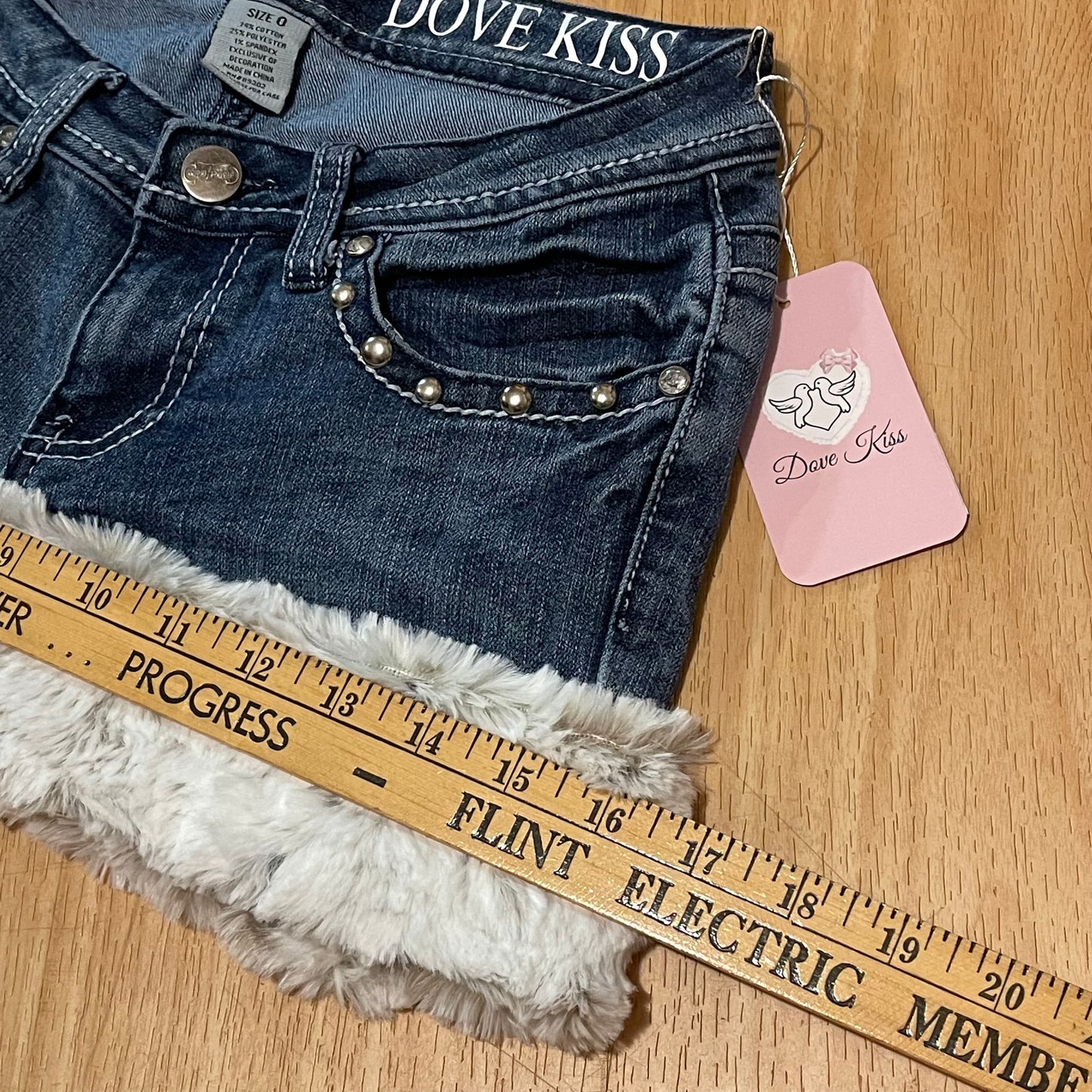 GLAMOUR PRINCESS Mini Faux Fur Skirt - SIZE XXS/XS