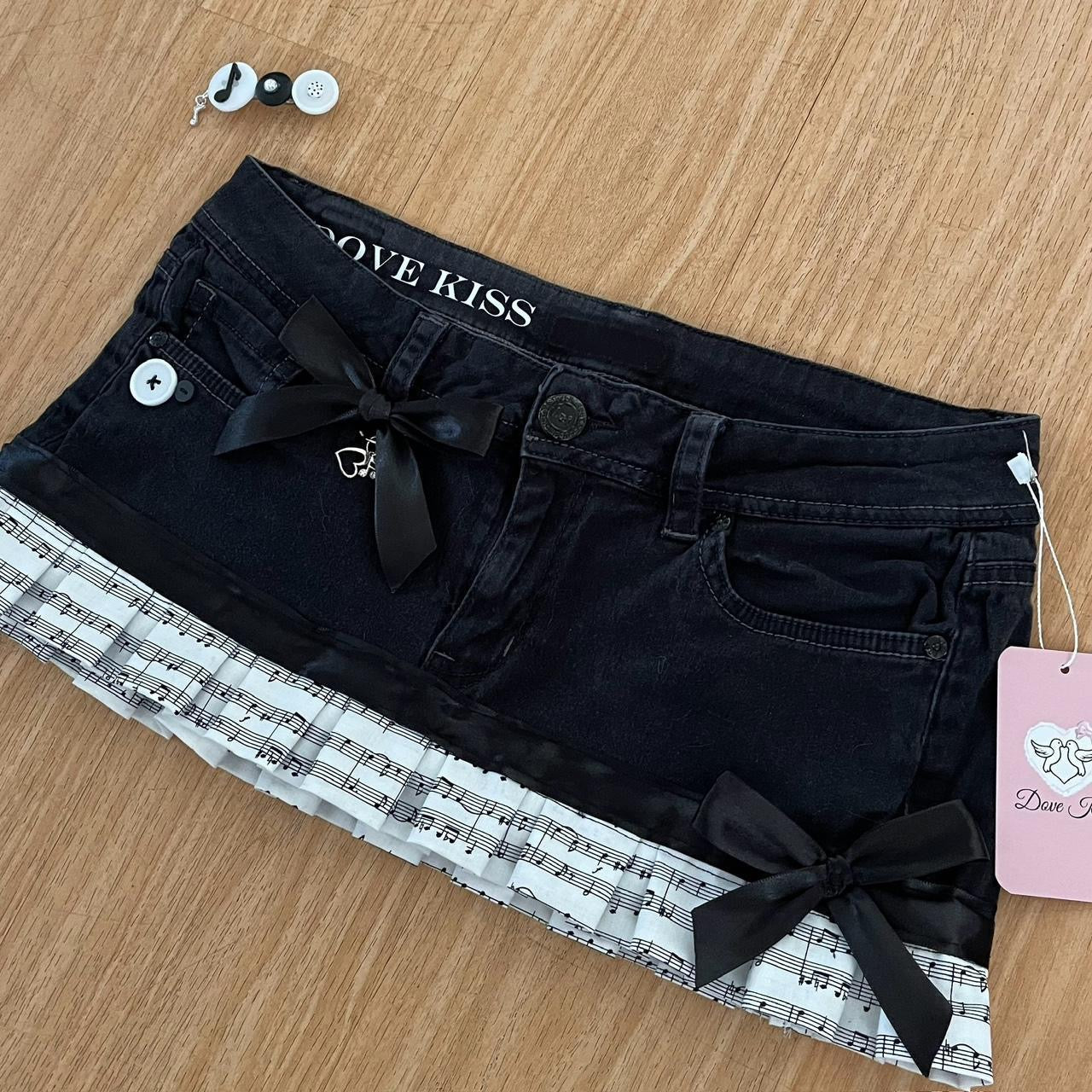 MUSIC PRINCESS Micro Mini Skirt Set - SIZE S