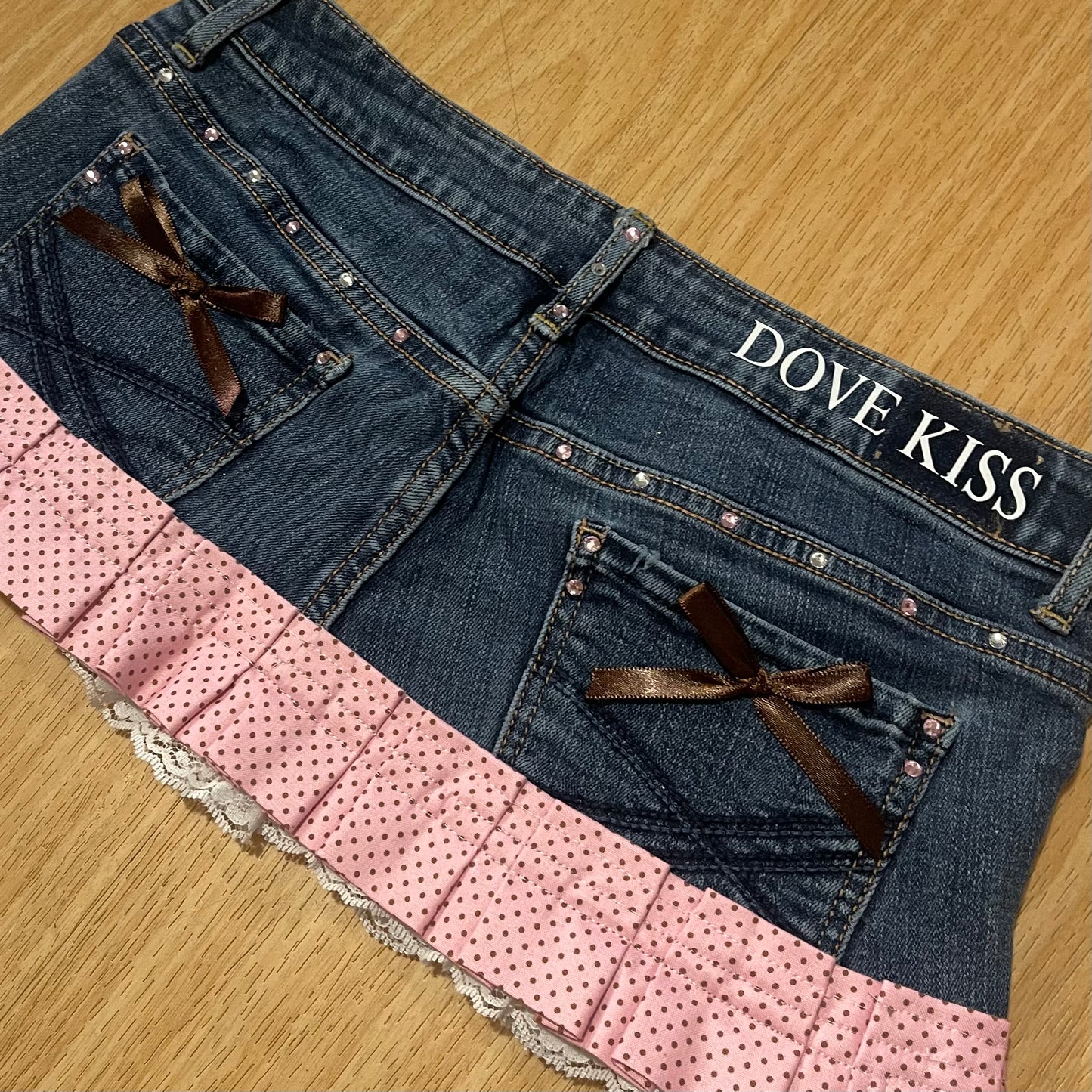 𓏲ּ𝄢 ‘𝐶𝑎𝑓𝑒 𝐷'𝑎𝑚𝑜𝑢𝑟’ Baby Pink Princess Micro Mini Skirt - SIZE XS