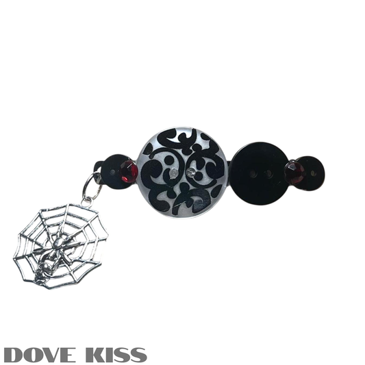 "IN THE WEB" Hair Barrette