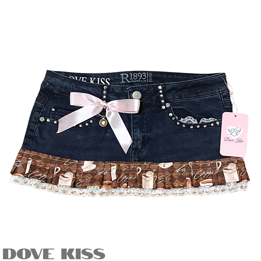 "CAPPUCCINO CUTIE" Micro Mini Skirt