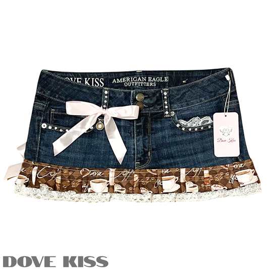 "CAPPUCCINO CUTIE" Micro Mini Skirt