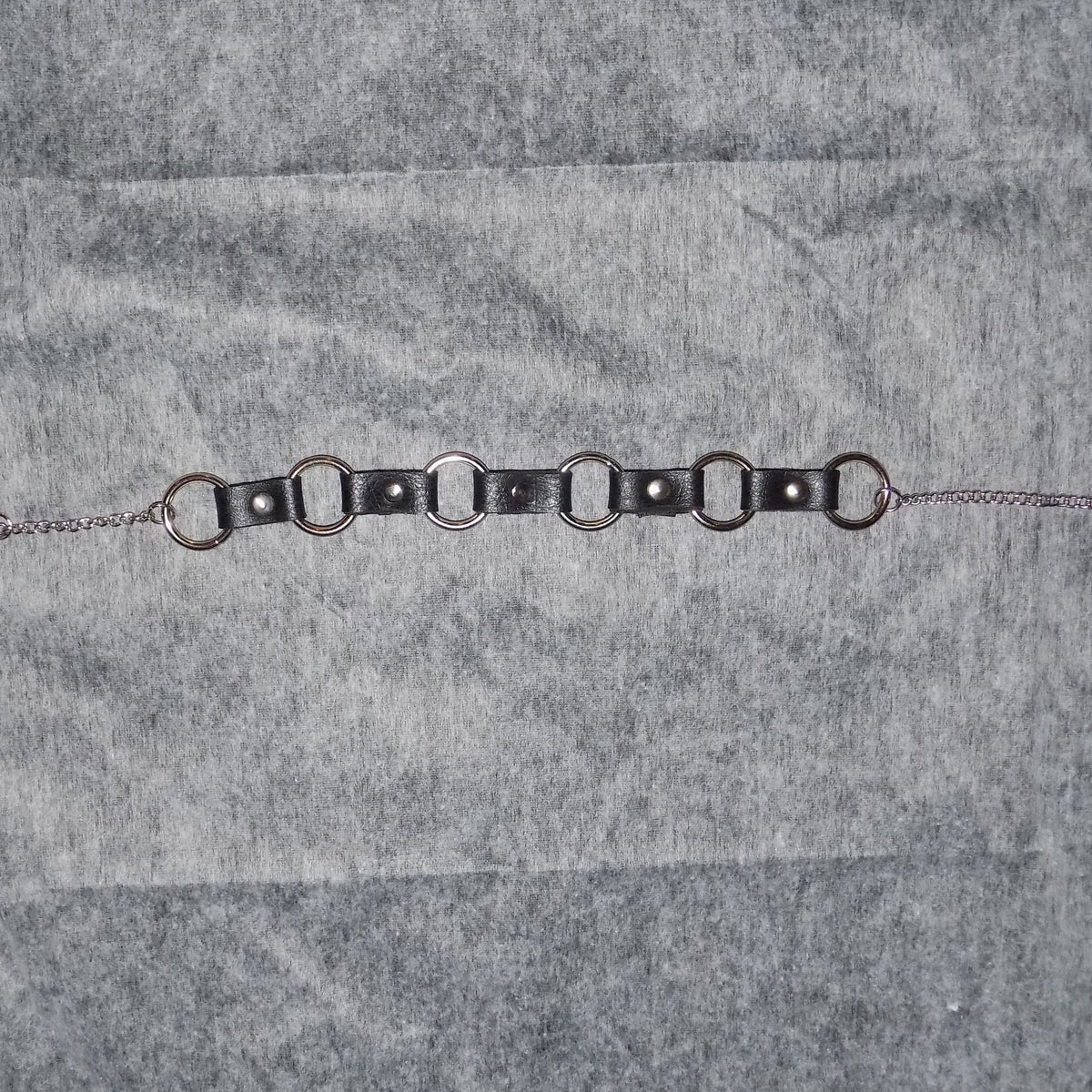 Handmade Ringmail Leg Strap