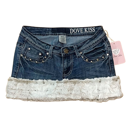 GLAMOUR PRINCESS Mini Faux Fur Skirt - SIZE XXS/XS