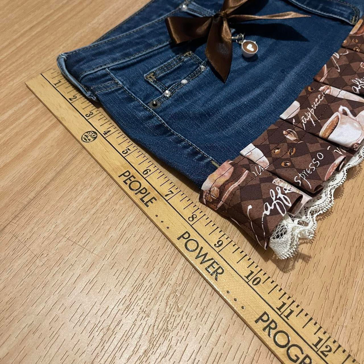 𓏲ּ𝄢 ‘Cappuccino Cutie’ Princess Micro Mini Skirt - SIZE M/L