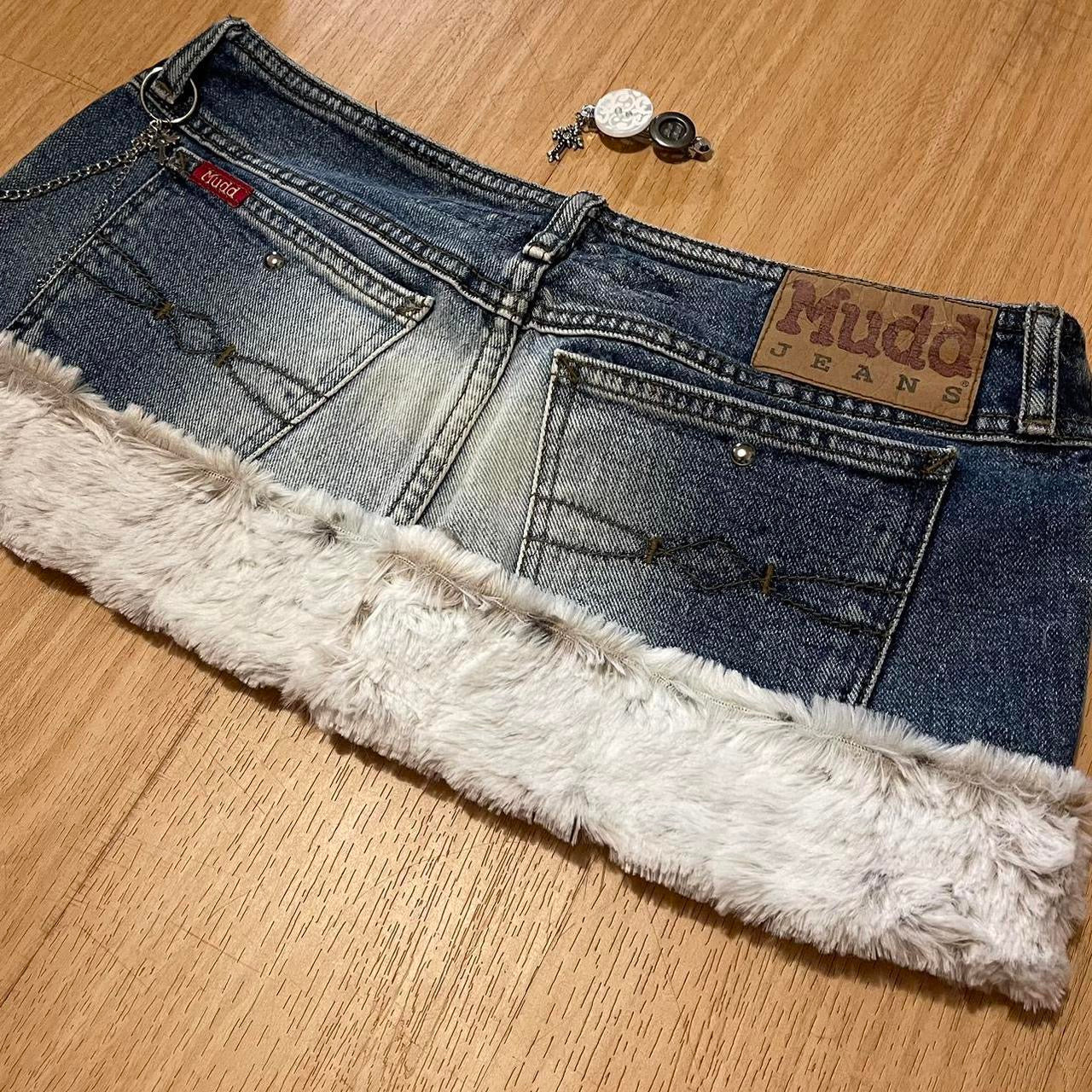 𓏲ּ𝄢 2000s Grunge Princess Micro Mini Skirt - SIZE M