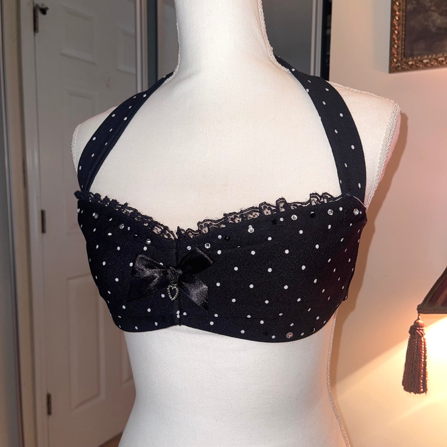 “Starlet Princess” Polka Dot Bralette