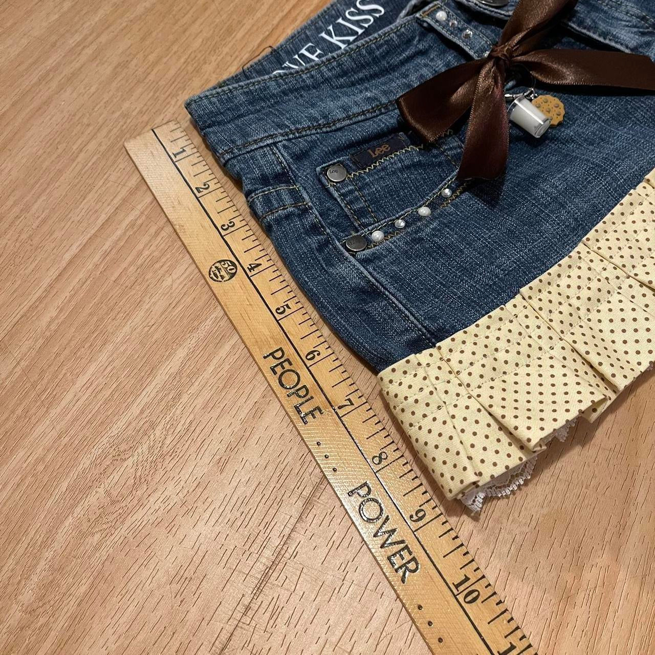 𓏲ּ𝄢 ‘𝐶𝑎𝑓𝑒 𝐷'𝑎𝑚𝑜𝑢𝑟’ Princess Micro Mini Skirt - SIZE XS